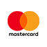 Logo von Mastercard mit rotem und orangefarbenem Kreis.