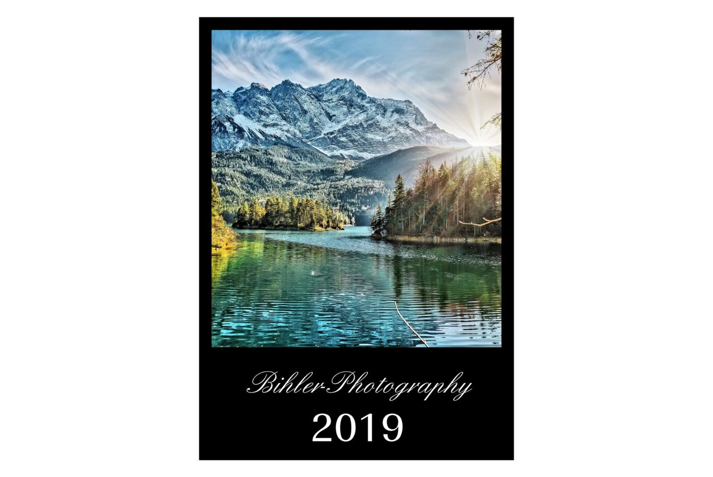 Fotokalender Gewässer vor Bergen