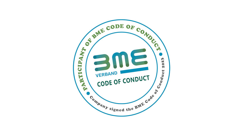 Logo des Verbands BME zur Teilnahme am BME Code of Conduct