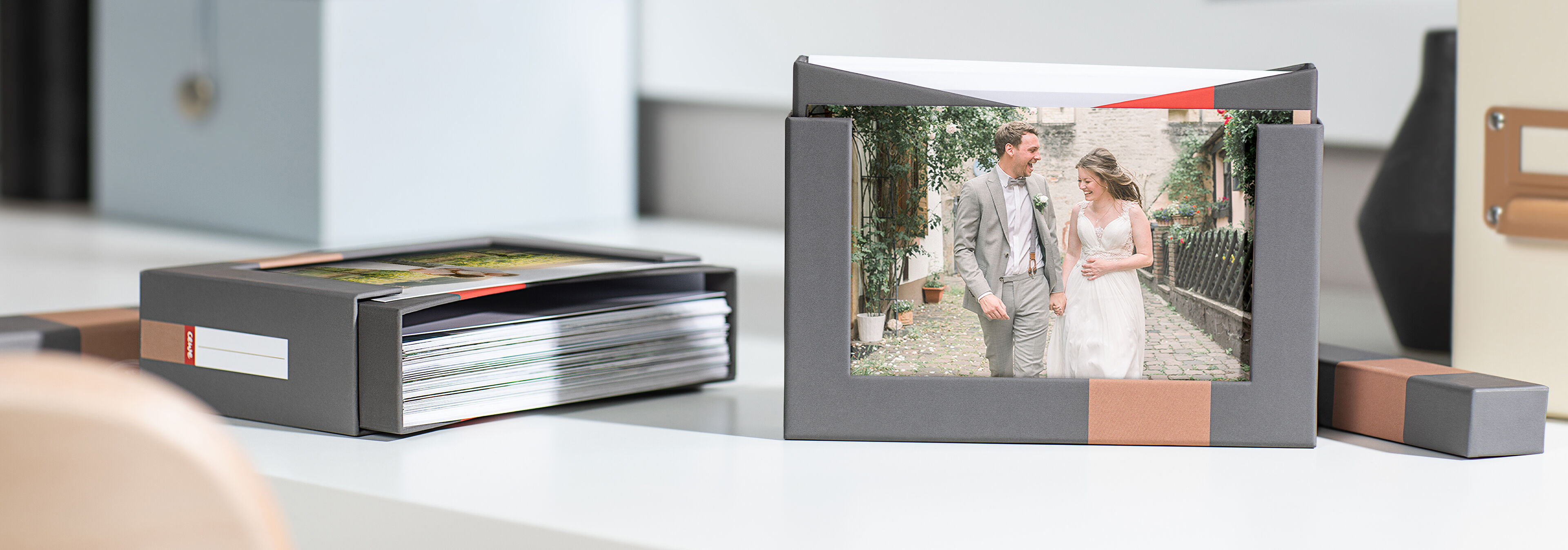 Schöne Hochzeitserinnerungen in stilvoller Box