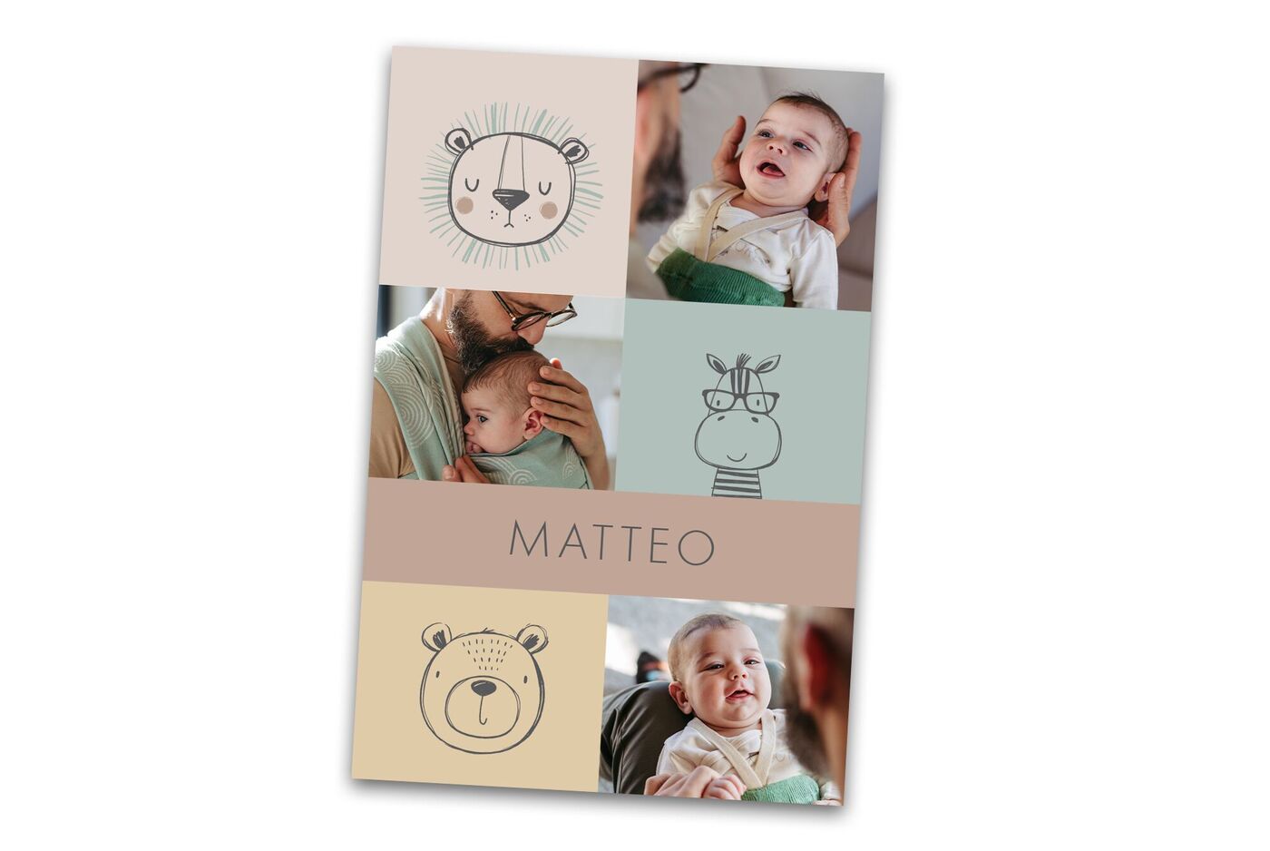 Personalisiertes CEWE Poster mit Kinderbild und Märchenmotiv"