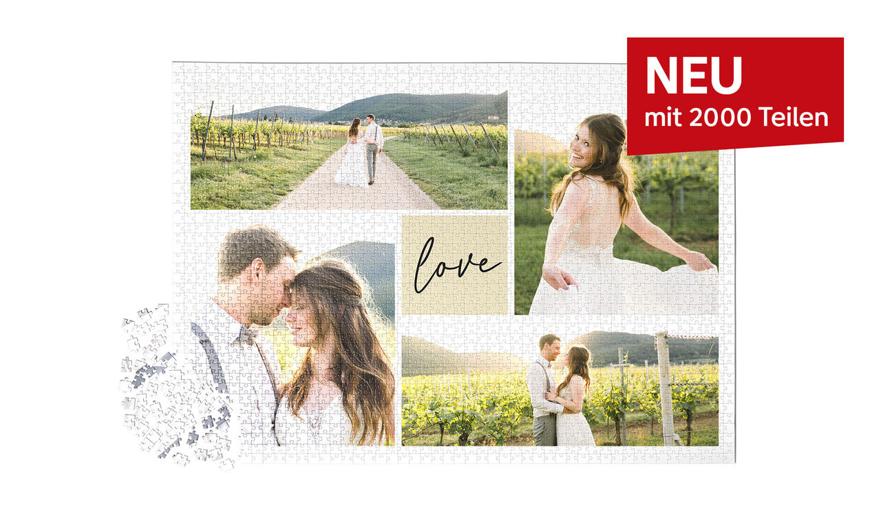Zwei Brautpaare liegend in Weinbergen mit schöner Landschaft