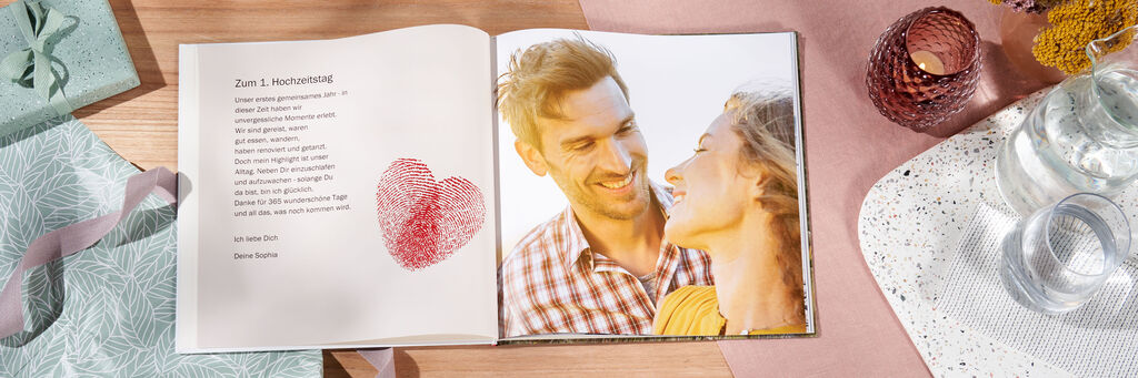 Ein liebevolles Fotobuch mit persönlichen Erinnerungen