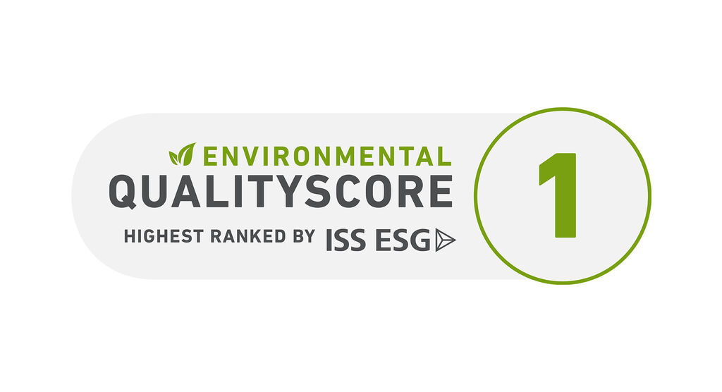 Erster Platz im Umweltqualitätsranking von ISS ESG.
